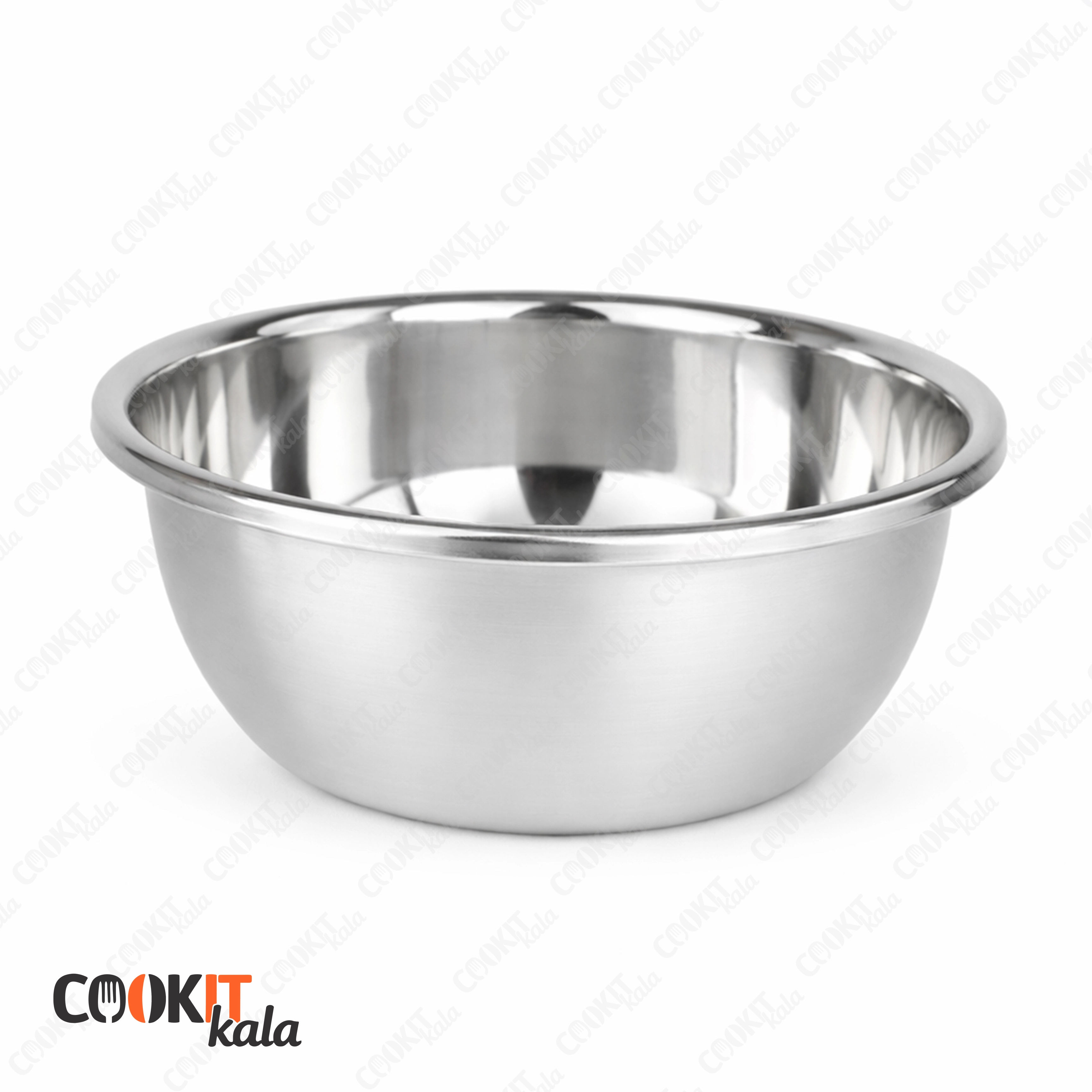 کاسه استیل سایز 40 سانتی متر