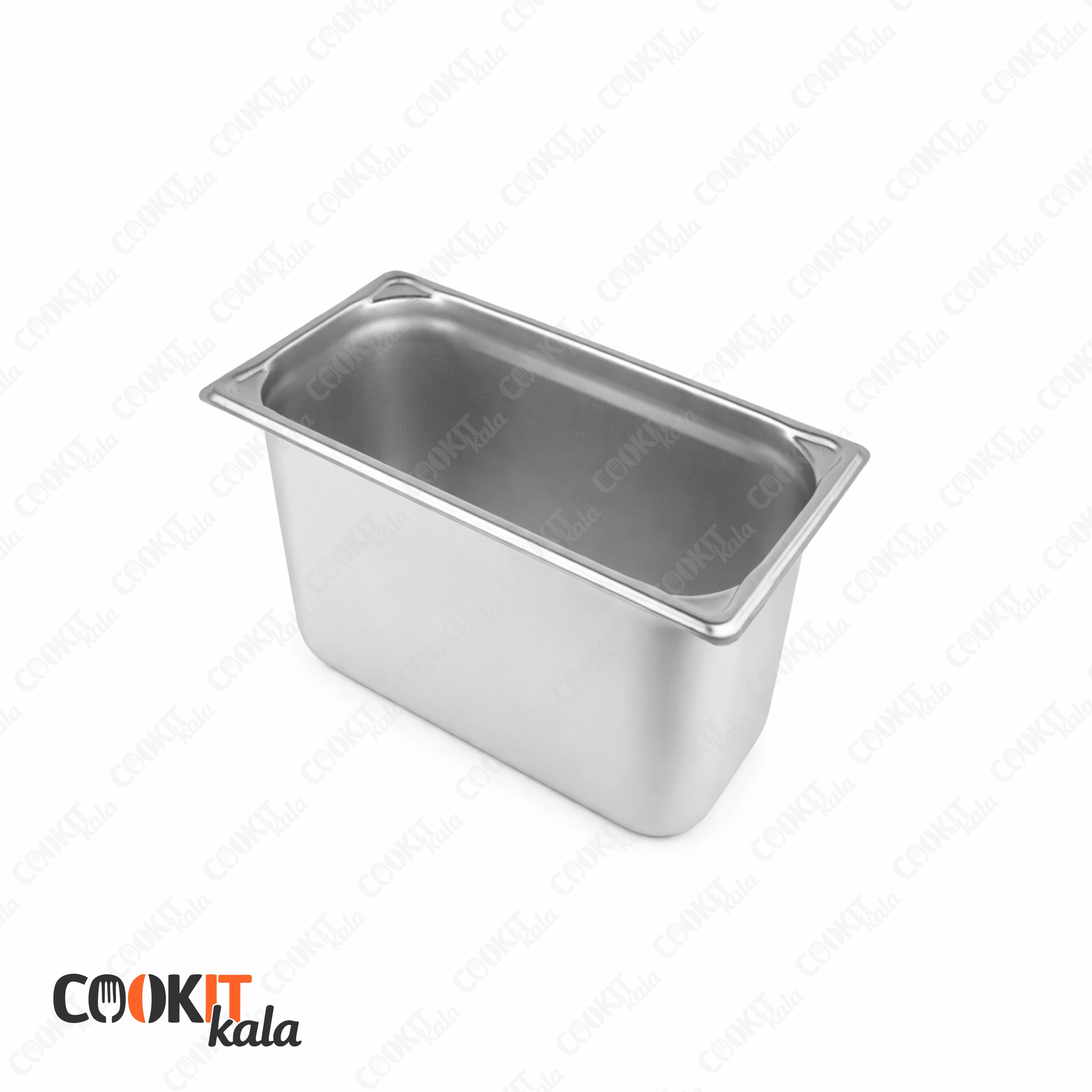 ظرف بن ماری 1/3 استیل عمق 15 سانتی‌متر سنگین (بدون درب)