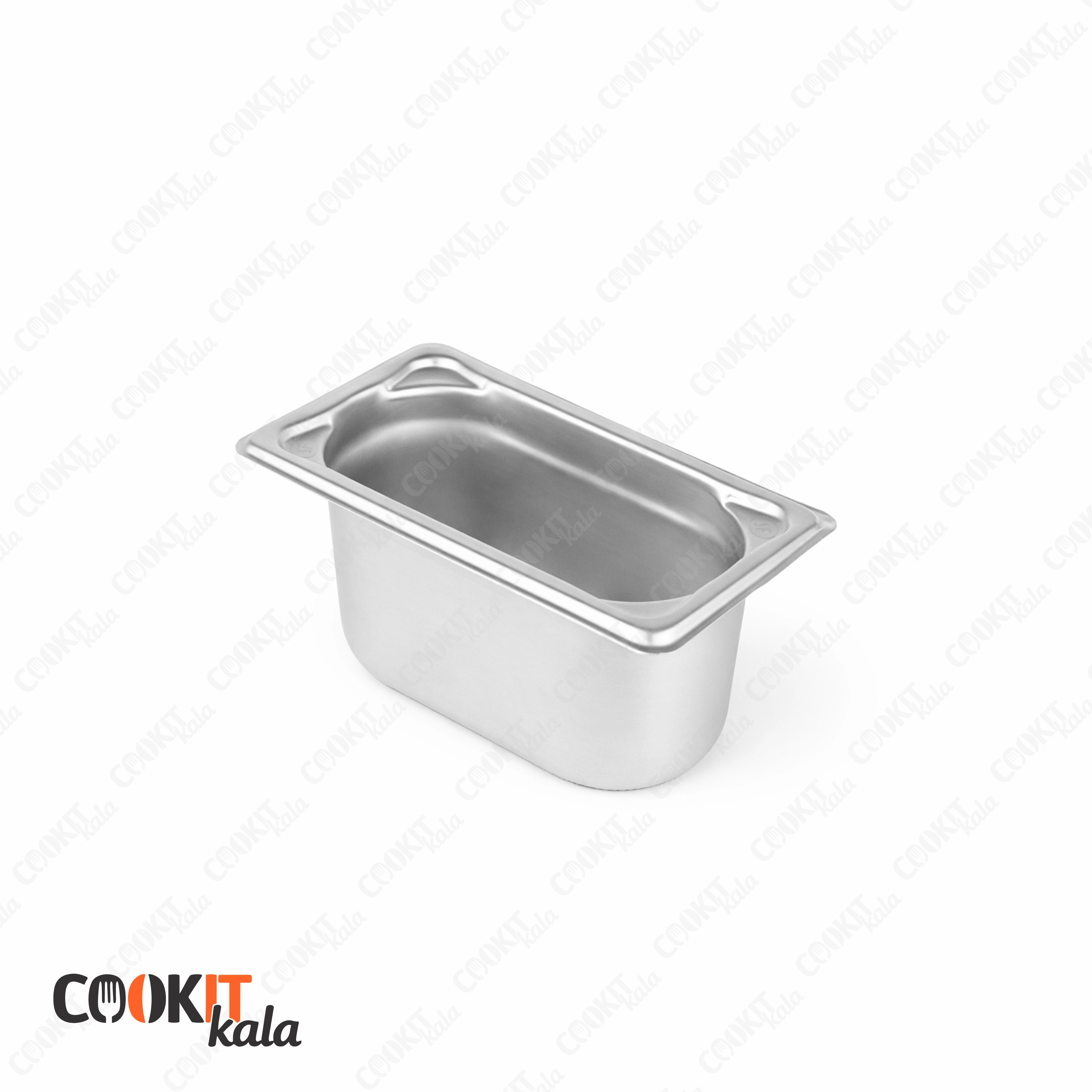 ظرف بن ماری 1/9 استیل عمق 10 سانتی‌متر سنگین (بدون درب)