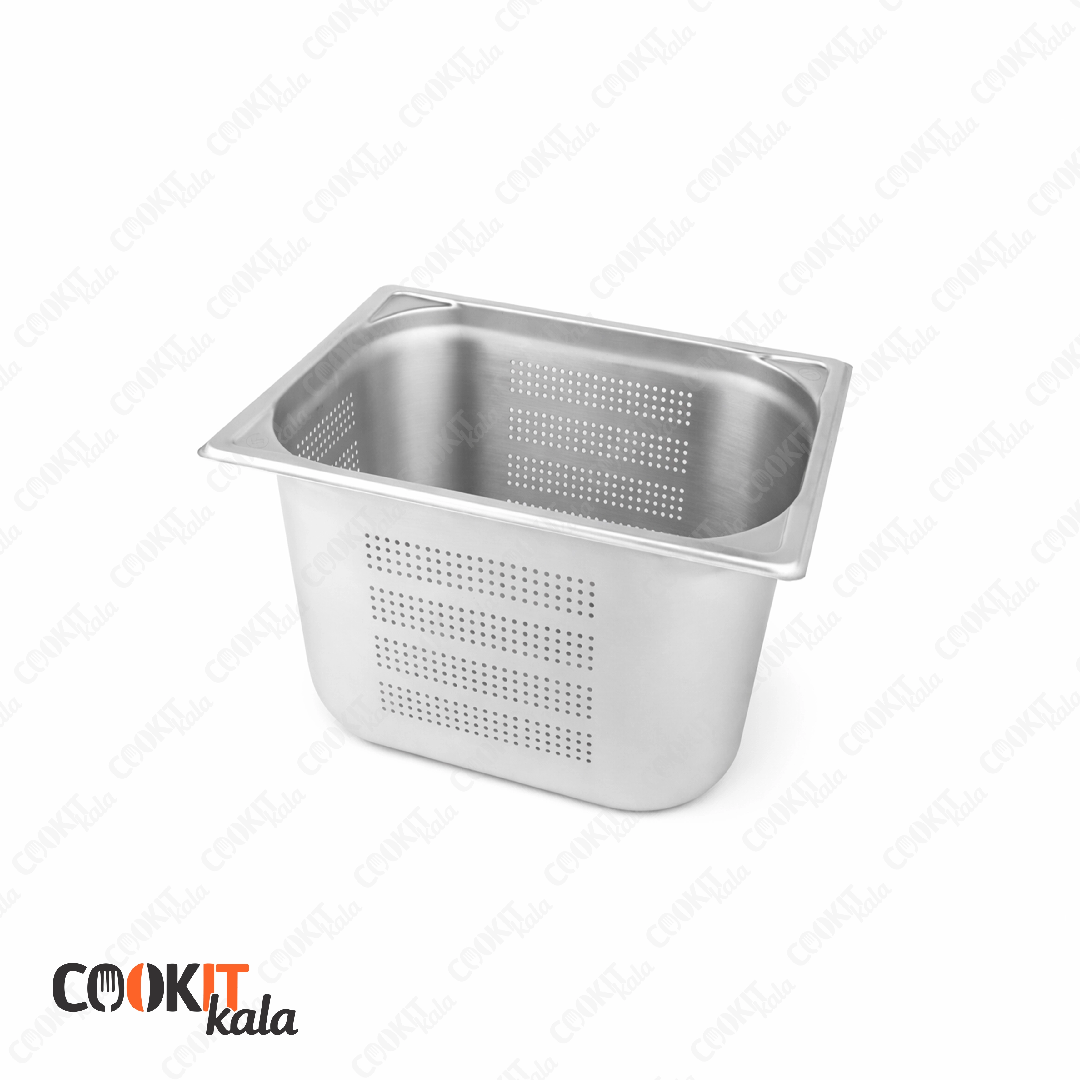 بن ماری ۱/۲ استیل پانچ عمق ۲۰ سانتیمتر (بدون درب)